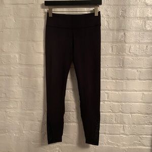 Black Nike Leggings w/Mesh Detail